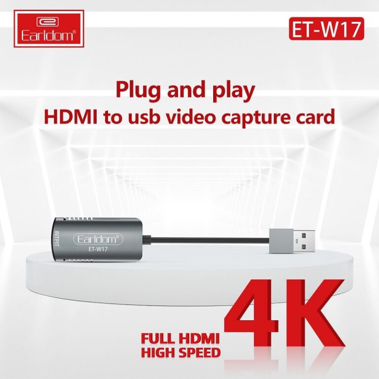 Earldom® 4K HDMI Video Capture Card USB 3.0- Silver Earldom® 4K HDMI Video Capture Card USB 3.0- Silver